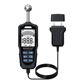 RDINSCOS Moisture Meter Wall Moisture Meter Pinless Moisture Meter for Walls, Wood, Masonry, Concrete and Other Building Materials
