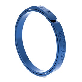 0-FINITY Titanium Keyring Titanium, for carabiner, car keys, organizer, EDC gears, accessories, keychain For men and woman (Blue)