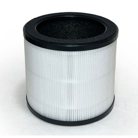 Nispira 3-in-1 True HEPA Activated Carbon Filter Replacement For Air Purifier | Compatible with Bionaire 360 UV Holmes HPA360W | Remove Smokes, Pollen, Dust | 1 Pack