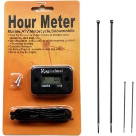 Unbranded Inductive Hour Meter for Gas Engine Generator Lawn Mower Pressure Washer Mari...