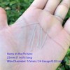 100pcs Sterling Silver Round Ball Pins 35mm (1.5 inch) For