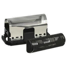 vhbw 1x cutter block, 1x shaving foil with frame compatible with Braun Synchron 5235, 5265, 5266 Razor, Shaver, Trimmer - Combo-Pack Black Silver