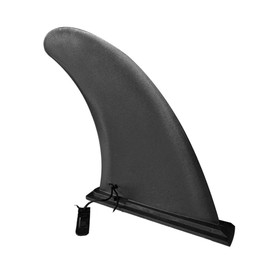 BESPORTBLE SUP Single Fin Longboard Fin Center Fin Detachable for Inflatable Surfboard Paddleboard Black