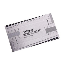 Guitar Ruler String Action Ruler Gauge Tool for Electric Bass Acoustic Guitar Mandolin Banjo (Ruler)