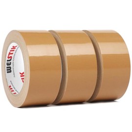 WELSTIK Professional Tape 48mm x 27m Waterproof Tape for Repairs, DIY, Crafts, Indoor and Outdoor Brown