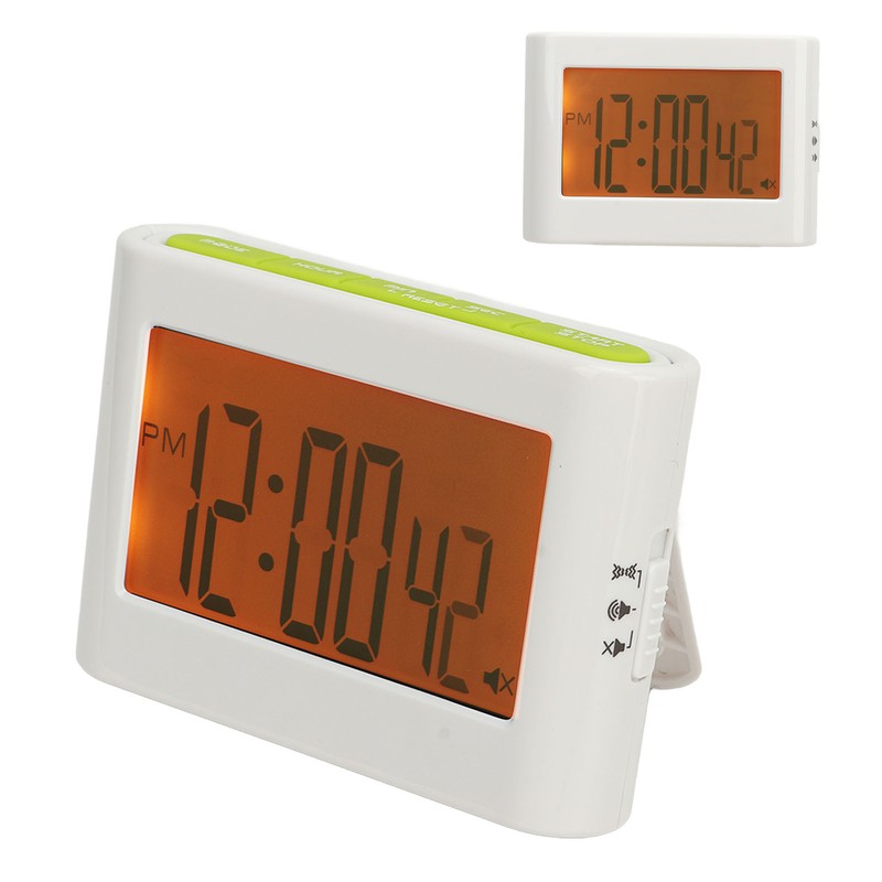 Digital Timer Countdown Up Back Light Vibration Sound Flash Alert