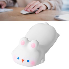 Reposamuñecas para Teclado, Estilo Animal de Dibujos Animados, Almohadilla de Muñeca para Teclado de PU Suave para Escribir, Alivio del Dolor, Oficina de Juegos en Casa, (conejo)