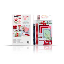 Kimberbell Embellishment Cup of Cheer Kit (46 Pcs): Includes Ribbon, Seasonal Buttons, Sound Box, Felt, Bells, Lace Zippers, Variety of Colors, Pair with Machine Embroidery Design