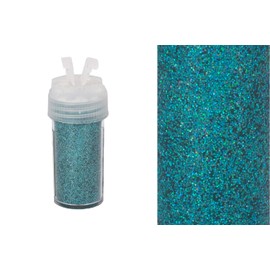 Creativery Glitter Powder 0.26 mm Tin 2.5 x 5.5 cm with Shaker Lid Glitter Dust Glitter Craft Nail Art Choice of Colours Turquoise 343