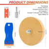 YGDMD Car Rubber Eraser Wheel for Drill,Practical Car Decal Remover