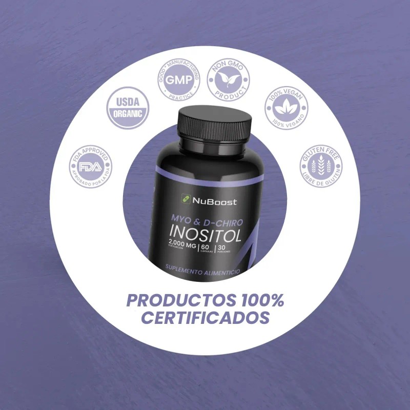 Myo Y D-chiro Inositol Nuboost 60 Cpsulas De 2g