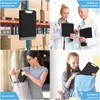 Hnogri Plastic Clipboard with Storage, Folder Nursing Clipboard Side Opening,