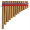 PAN PIPES GENUINE PERUVIAN FLUTES IN BAMBOO 17cm x 13cm MADE IN PERU