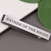 Gleamart Mens Wedding Tie Clip Father of The Bride Necktie