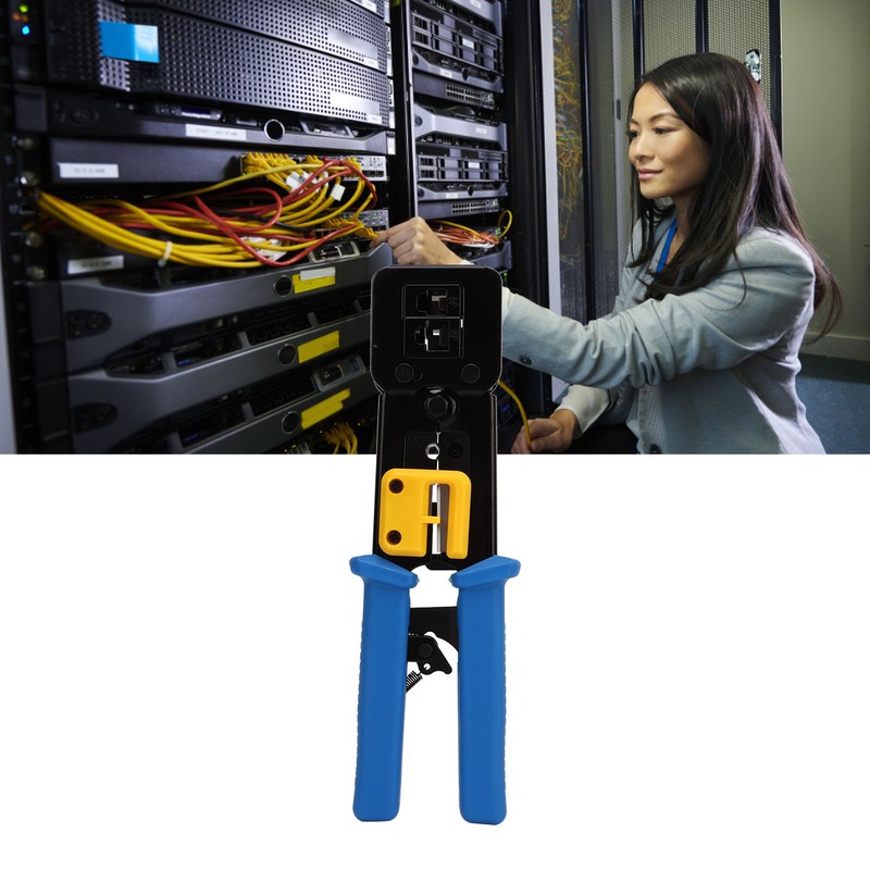 Multifunctional Ethernet Crimper Pliers Accurate Labor Saving Ethernet Crimping Tool