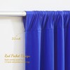Royal Blue Backdrop Curtains for Parties, Soft Fabric Drapes Royal