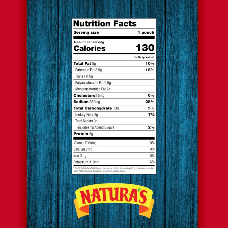 Natura's Cheese Pasta Sauce, 7.1oz. Pouch (Pack of 3)