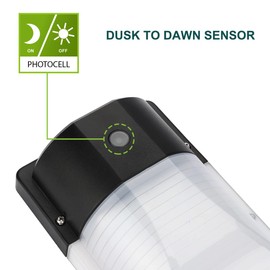kadision LED Wall Pack Light with Dusk to Dawn Photocell, 13W 1430lm 5000K 100-277V IP65 Waterproof Outdoor Security Lights, ETL Listed, 4-Pack