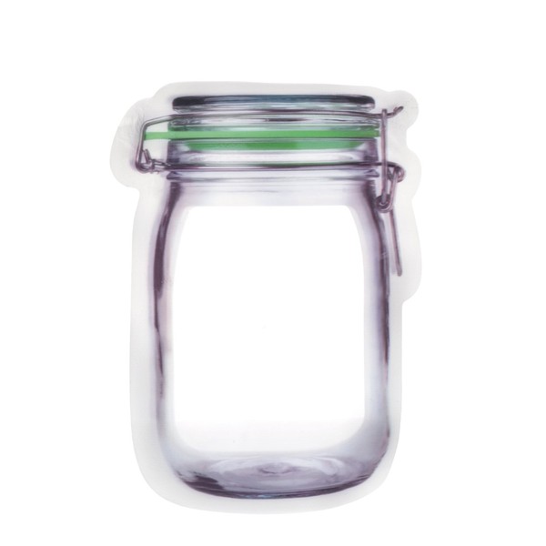 Kikkerland Mason Jar, Zipper Bags "XS Set of 6" meisonzya-zippa-baggu XS cu145 – XS