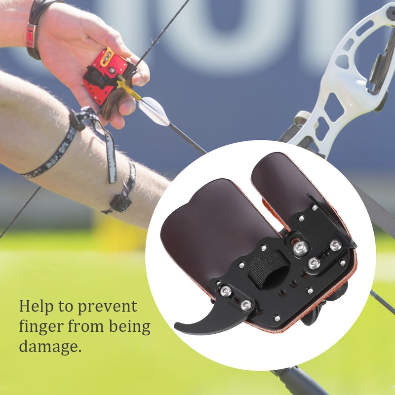 Recurved Bow Archery Competition Shooting Thumb Finger Protector Guard Protective