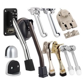 Front Door Stopper & Security Latch Locking Device Key B2 Our Child Security Latch