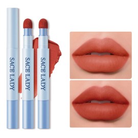 SACE LADY Labiales Air Cushion Mate Larga Super Stay Tint 1.7g dura 12H Color 04 CORAL NUBLADO Multiuso Labios y Mejillas Suave No Transferencias