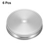 sourcing map 6 Pcs Regular Mouth Mason Jar Lids with
