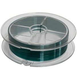 AERZETIX - C68896 - Spool of monofilament fishing line 100 m - thickness 0.20 mm - endurance 5.9 kg - colour green - made of nylon - bait fishing rod fish rope