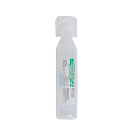 Solución salina de 0.1 fl oz cada uno, 20 por caja