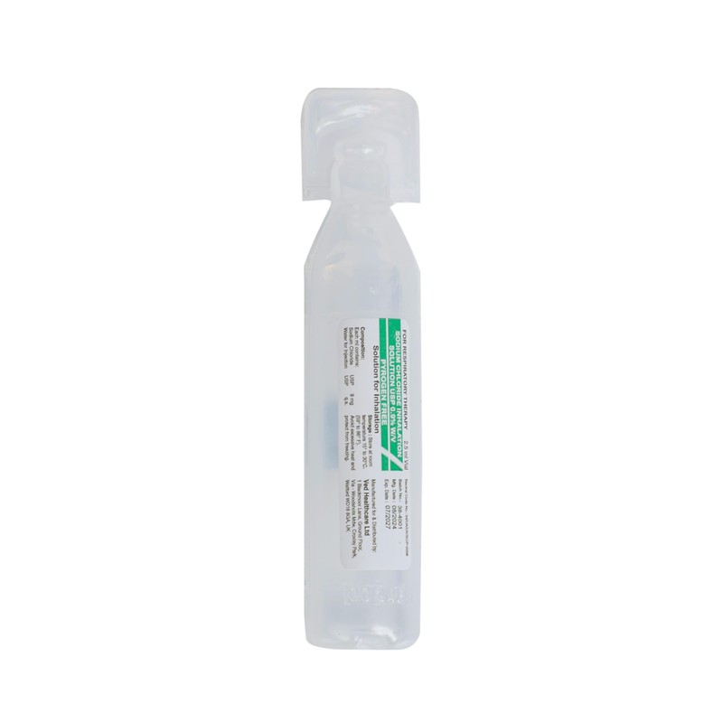 Solución salina de 0.1 fl oz cada uno, 20 por