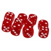 Yiotfandoll 10PCS Polyhedral Dice - D6 Acrylic Dice (16mm, Transparent