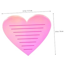 WOONEKY Elegant Lash Tile Tray for Eyelash Extensions Stylish Lash Holder Colorful Heart Design