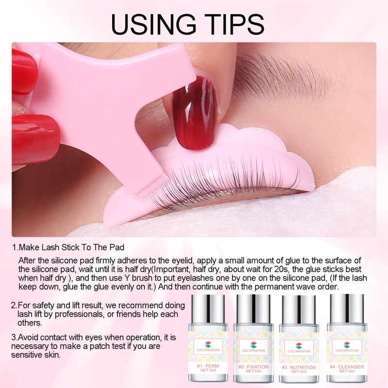 Eyelash Lifting #1 Perm + #2 Fixation for Perm and