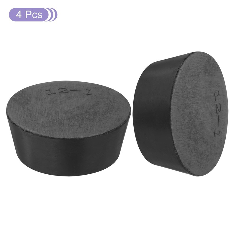 sourcing map Rubber Tapered Plug 54mm to 64mm Solid Test