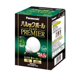 Panasonic EFG10EN7H2 Parookball Premier Fluorescent Bulb, 40W Equivalent, Base Diameter 1.0 inches (26 mm), Natural Color