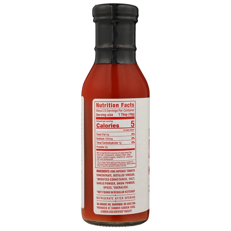 G Hughes Ketchup, Sugar Free, Gluten Free, 13 Ounce (Pack