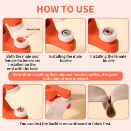 300 Sets Press Stud Set with Pliers, Press Studs without Sewing 9.5 mm Hollow and Colour Solid Metal Buttons, Snap Button Set, for Children's Clothing, Clothing, Bags, Handmade Repairs DIY Clothing