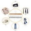 Legging Organizer for Closet Hanging, Pants Hangers with Clips Holds