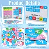 Phonics Magnetic Letter Tiles Set Spelling Reading Games Board Manipulative