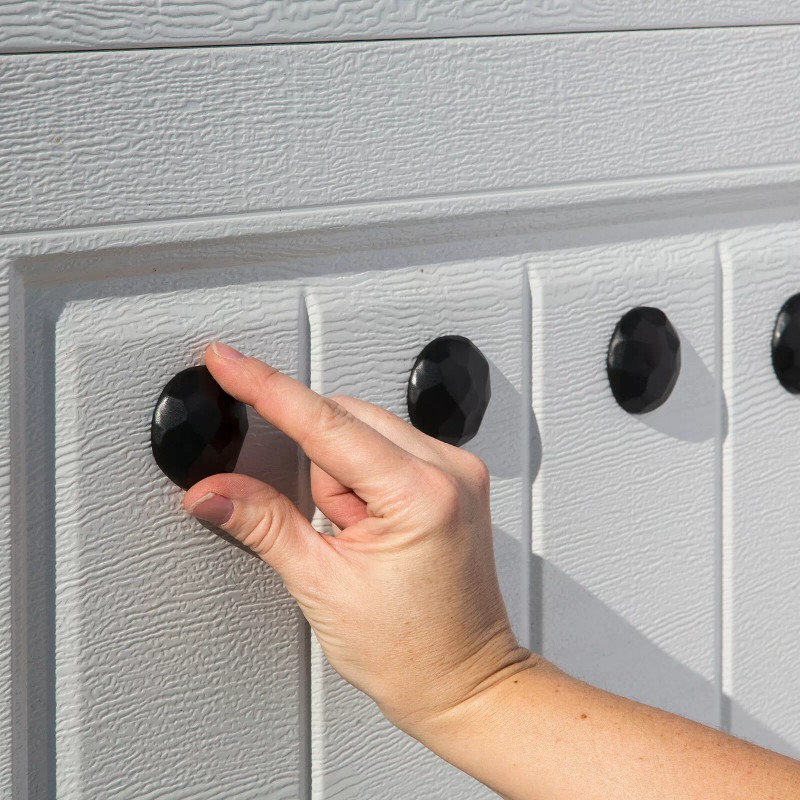 Cre8tive Hardware Magnetic Garage Door Hardware Set - Clavos (8