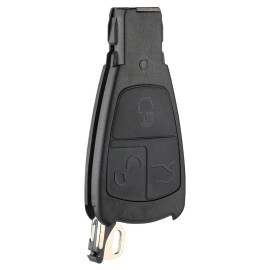 Unbranded Replacement 3 Button Remote Shell Case Uncut Key Insert For Mercedes IYZ3302
