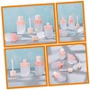 WOONEKY 10Pcs Mini Refillable Lip Gloss Containers Shaped Empty Lip