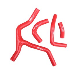 Silicone Radiator Hose for 2013-2014 Honda CRF450R CRF450 13 14 (Red)