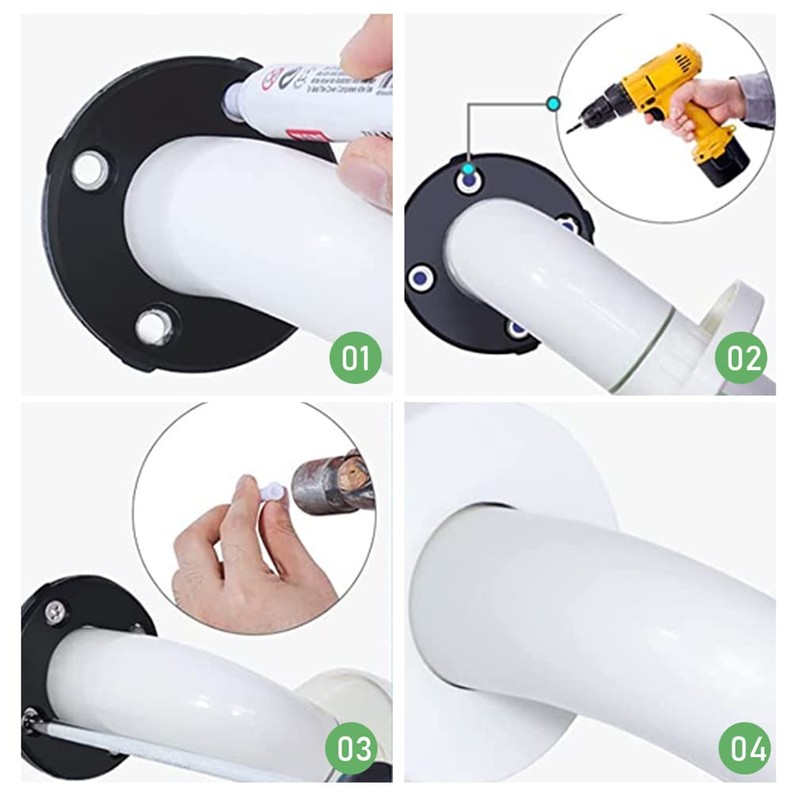 Grab Bars Anti Slip Shower Handle Bathroom Grab Bar Hand