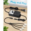 Wathai 2 Pin PC Fan Controller with Splitter 36W 12V