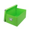 Guozi Collapsible Decorative Storage Box with Lid & Metal Handles