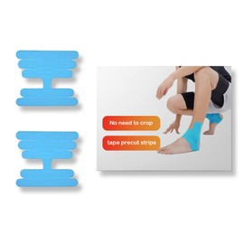 Athletic Tape, Waterproof and sweatproof prewrap Athletic Tape 4pcs (2 Bags) Ankle Tape Shock-Absorbing for Muscle Strain Relief and Joint Support Muscle Tape