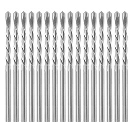 Aswalling GP16 1/8Inch Drywall Pilot Point Cutting Drill Bit (16 Pack), Cutting Drywall, Suitable for Rotary Zipper Spiral Saws