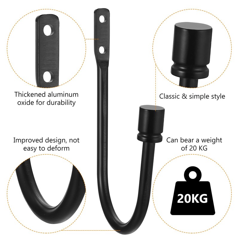XxinXrong2 Pcs Curtain Drapery Holdbacks, Curtain Tie Backs, Curtain Tieback