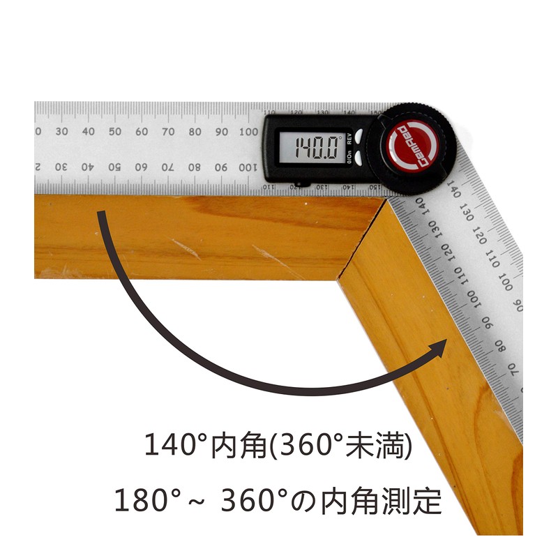 GemRed Digital Angle Meter Protractor Speed Reading Digital Protractor Angle